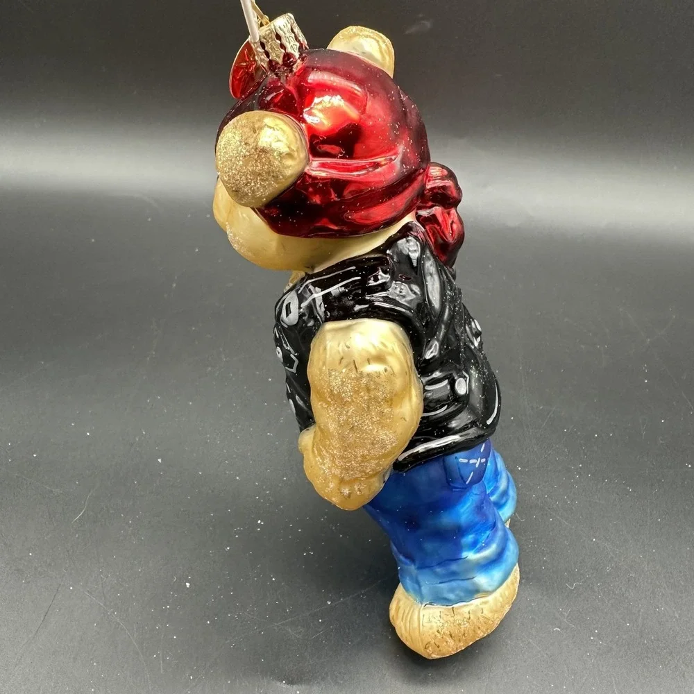 2001 CHRISTOPHER RADKO HARLEY DAVIDSON‎ BEAR ORNAMENT 01-HAR-03 6